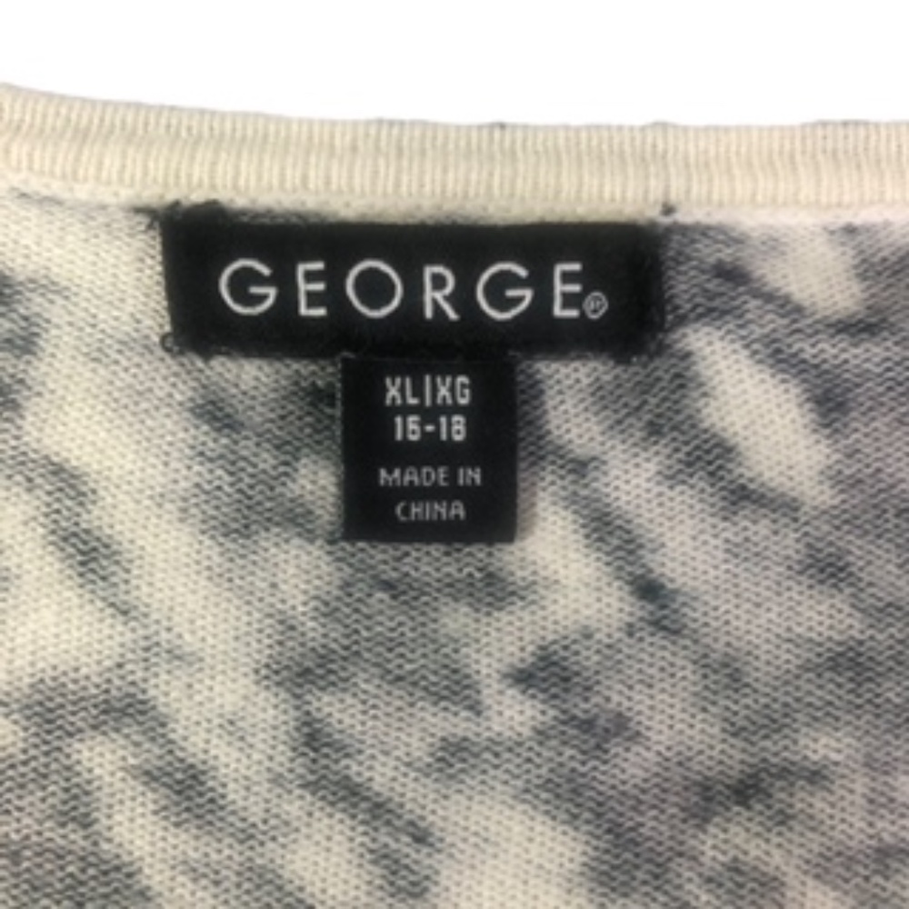 George Abstract Design Button Front Cardigan Size XL - Picture 4 of 6